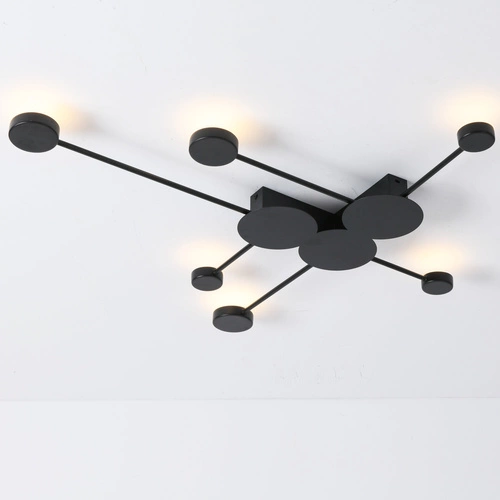 Nástěnné svítidlo CLEX - 6 LED černá 89 cm