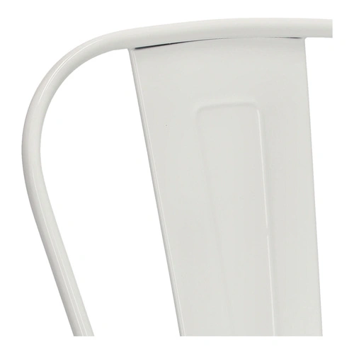 Kovová židle Paris bílá D2.DESIGN do jídelny a kuchyně moderní