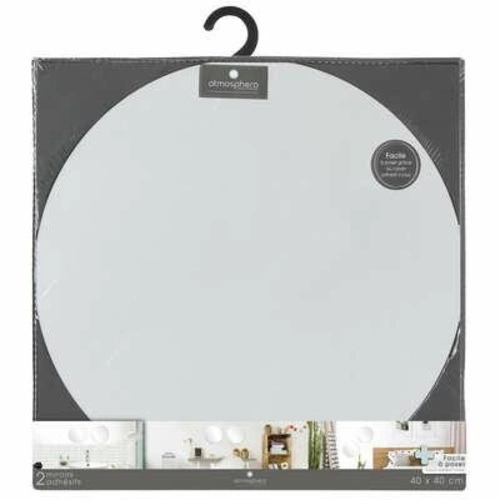 Sada 2 samolepicích kulatých zrcadel 40x40 cm do předsíně a obýváku 5five