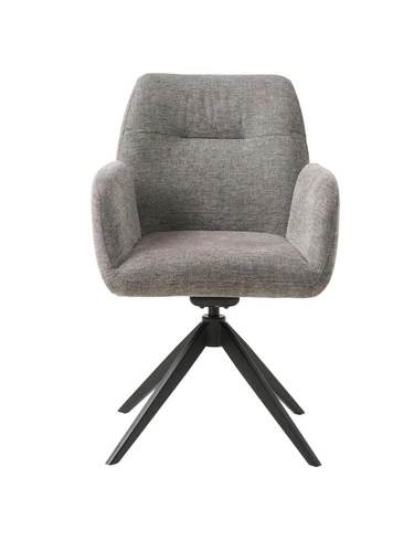 Otočná jídelní židle Roxana čalouněná s područkami