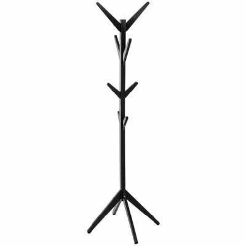 Stojanový věšák do předsíně Porte černý moderní loftový 8 háčků 5five