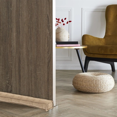 Intesi Abby zarážka na dveře manšestrová zelená dekorativní pod dveře 80 cm