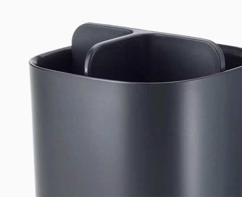 Joseph Joseph EasyStore černý koupelnový organizér na zubní kartáčky a pastu