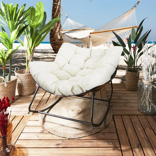 Zahradní křeslo Tulum bílé