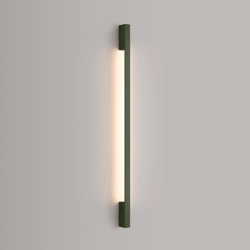 Nástěnné LED svítidlo SAPPO 120 moderní zelená olivová hliníková do obýváku a ložnice