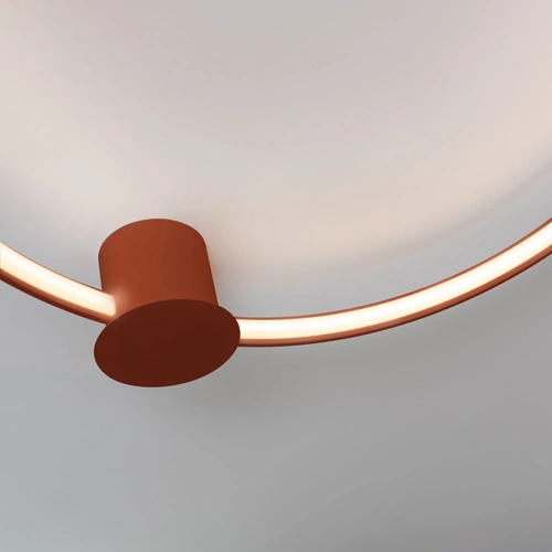 Stropní LED svítidlo RIO 78 červené moderní kulaté do obýváku kuchyně ložnice Thoro