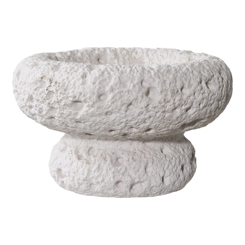 House Nordic sada 2 šedých cementových svícnů boho na stůl do obýváku