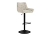 Barová židle Eddie béžová otočná s područkami výškově nastavitelná do kuchyně