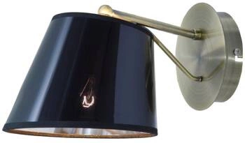 Nástěnné svítidlo Cortez moderní černé kovové do ložnice a obývacího pokoje CANDELLUX LIGHTING