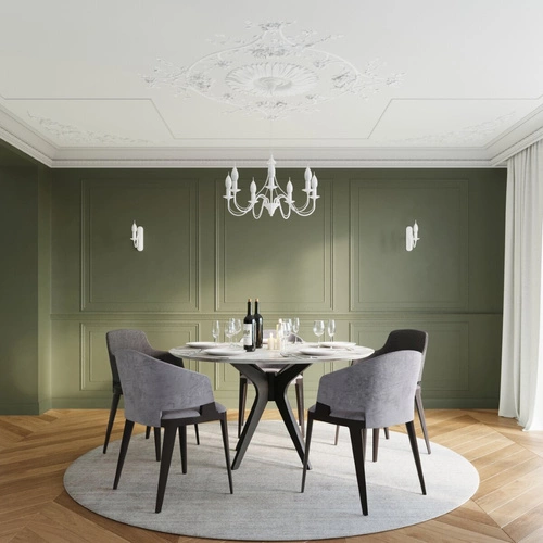 Lustr Minerwa bílý 5ramenný moderní do obýváku a jídelny stropní lampa