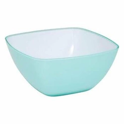 Plastová čtvercová miska Munar 19 cm mentolová na saláty a polévky do kuchyně 5five