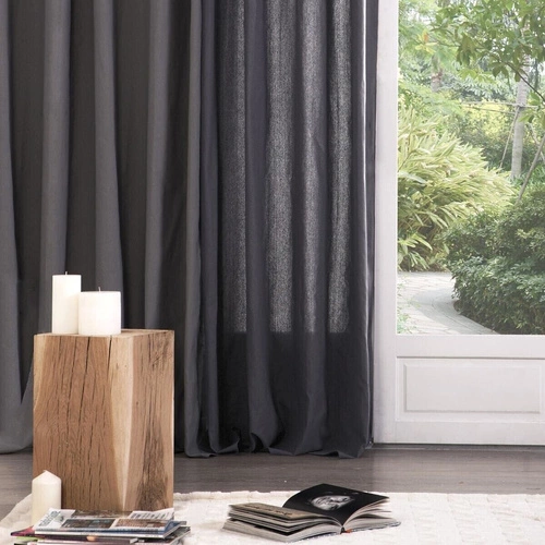 Panamská záclona šedá 140x260cm