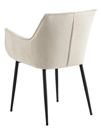 Čalouněná jídelní židle Bonita béžová s područkami moderní Actona