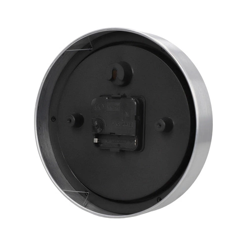 Nástěnné hodiny glamour Ago Intesi bílé chrom elegantní do obýváku nebo kanceláře 20 cm