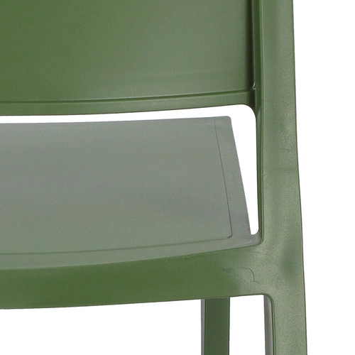 Zahradní židle Kate zelená z plastu SCAB Design, stohovatelná, snadné čištění