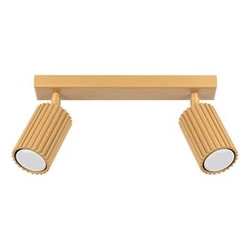 Stropní svítidlo KARBON 2 zlaté moderní glamour do obýváku s nastavitelným stínidlem