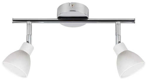 Stropní LED svítidlo Roy bílá, nastavitelná, do obýváku a kuchyně, 2bodová, minimalistická