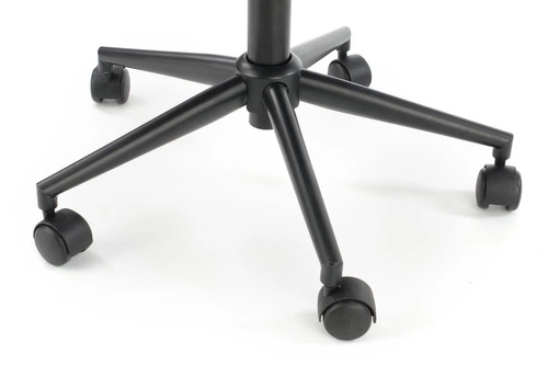 Ergonomická kancelářská židle Emi Velvet růžová sametová otočná s područkami k psacímu stolu