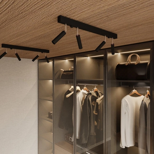 Nástěnné svítidlo EYETECH černé moderní kovové Sollux Lighting do obýváku a ložnice