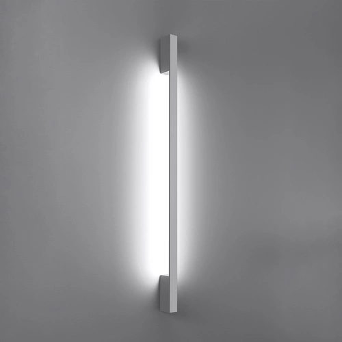 Moderní LED nástěnné svítidlo SAPPO M bílá 120 cm do obýváku a ložnice hliník Thoro