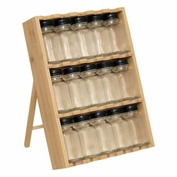 Stojan na koření s bambusovými nádobami