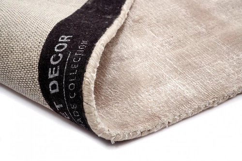 Moderní viskózový koberec Plain Paloma 200x300 šedý ručně tkaný do obýváku a ložnice Carpet Decor