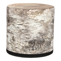 Kulatý taburet Birch Intesi multicolor moderní do obýváku a ložnice z filcu 40 cm