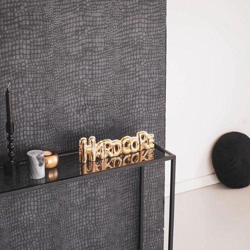 Dekorativní figurka Hardcore balonová zlatá moderní do obýváku HV decor 33 cm