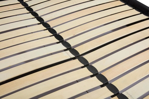 Čalouněná postel Pola 160x200 černá s úložným prostorem glamour do ložnice bez matrace