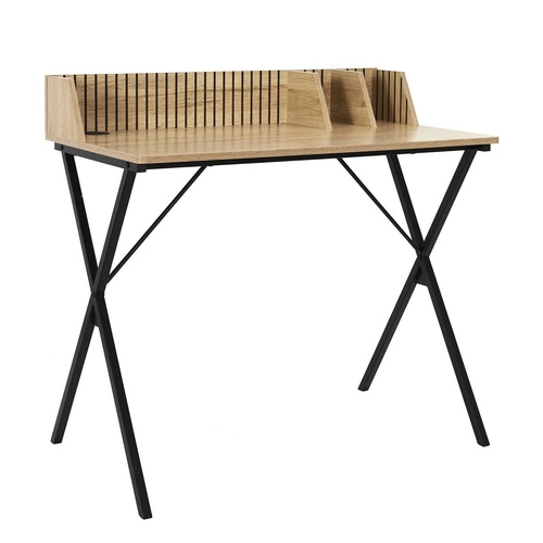 Psací stůl loftový Klaus přírodní 90 cm moderní na práci a studium Intesi