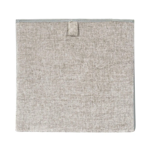 Látková krabice Emilia šedý melír 30x30 do regálu a šatny