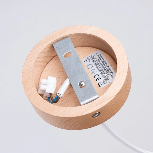 Závěsné svítidlo INDY bílá skandinávský ocelový nad jídelní stůl a do obýváku 38 cm