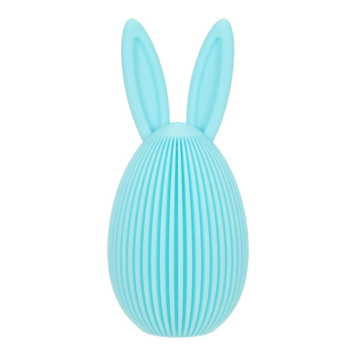 Intesi velikonoční dekorace Velké tyrkysové vajíčko s ušima moderní ozdoba na stůl nebo komodu