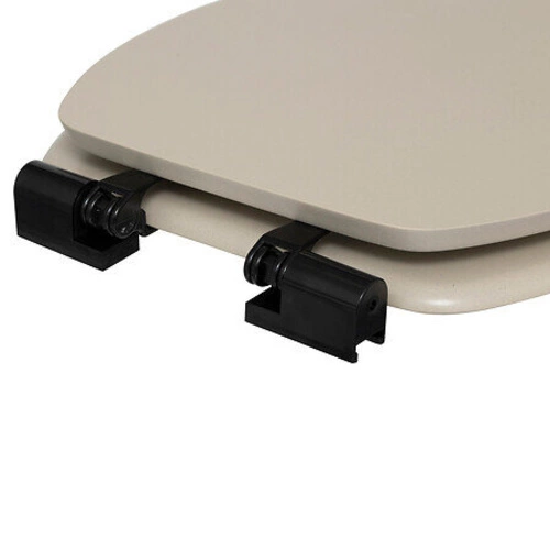 Onyx béžové WC sedátko s pomalým sklápěním z duroplastu do koupelny