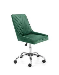 Ergonomická kancelářská židle Vegant zelená sametová otočná do kanceláře a studentského pokoje