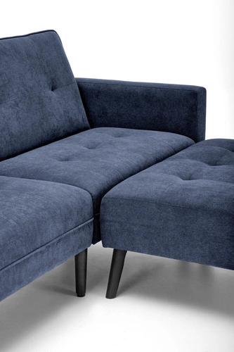 Rohová rozkládací pohovka s funkcí spaní Gyda modrá loftová do obýváku Intesi