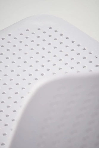 Zahradní plastová židle Sylie bílá Intesi moderní na zahradu a terasu stohovatelná