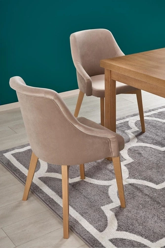 Rozkládací jídelní stůl Tiago 2 140–220 cm moderní přírodní dub Intesi