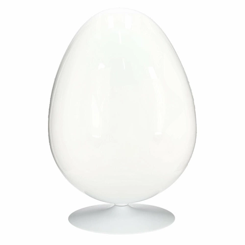 Otočná designová křesla Ovalia Chair bílo-černá látková do moderního obýváku inspirovaná