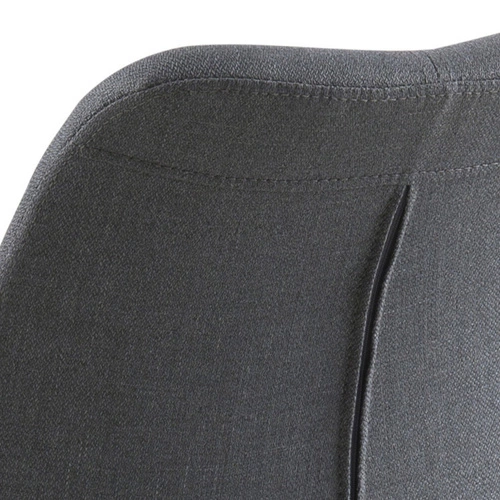 Čalouněná židle Dima Actona šedá skandinávská do jídelny a obývacího pokoje na dřevěných nohách