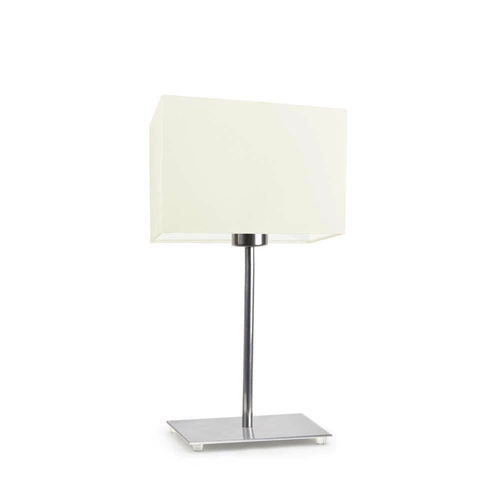 Stolní lampa Amalfi stínidlo ecru stojan chrom