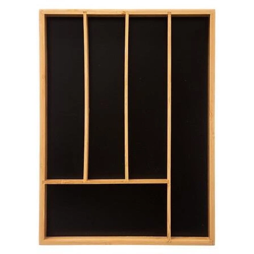 Organizér na příbory 25x34 z bambusu