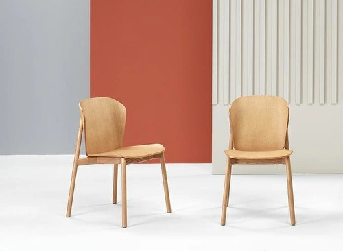 Dřevěná jídelní židle Finn SCAB Design moderní retro ořech stohovatelná