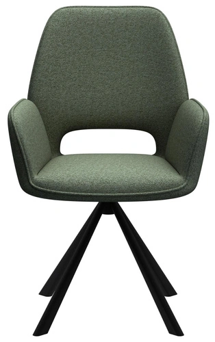 Otočná čalouněná jídelní židle Graham Actona zelená