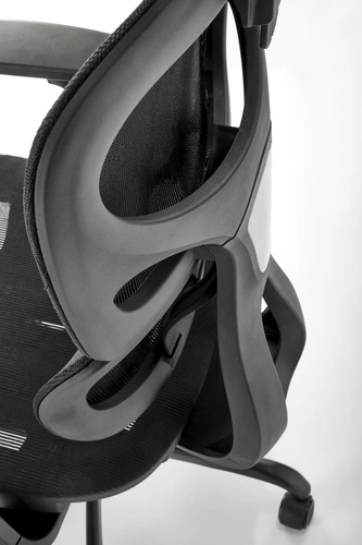 Ergonomická kancelářská židle Tardo černá otočná s nastavitelnými područkami do kanceláře Intesi