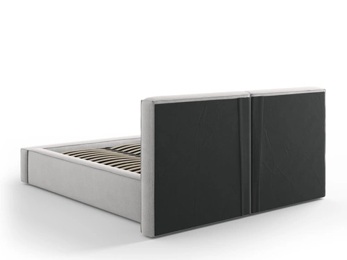 Čalouněná postel 200x200 Jodie II šedá s úložným prostorem do ložnice Micadoni Home
