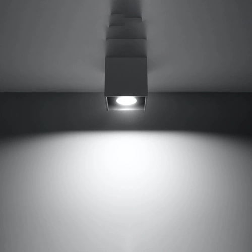 Stropní svítidlo QUAD 1 antracit moderní kovové do obýváku kuchyně ložnice Sollux