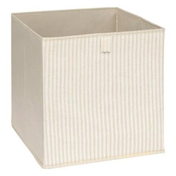 Textilní box do regálu Cotty béžový 31x31x31 cm na hračky a oblečení 5five