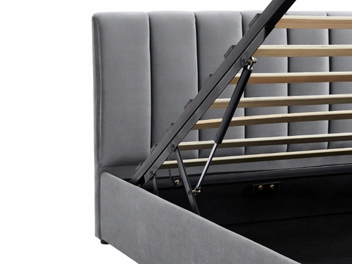 Čalouněná postel Lexington 120x200 šedá s úložným prostorem do ložnice