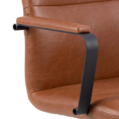 Kancelářské křeslo Flora PU hnědé